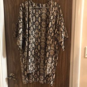 WINDSOR Snake Print Duster